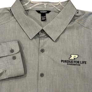 Ogio Purdue University Purdue for Life Foundation Gray Shirt 3XL